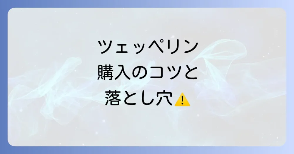 ツェッペリンの時計、どこで買える?購入方法と注意点