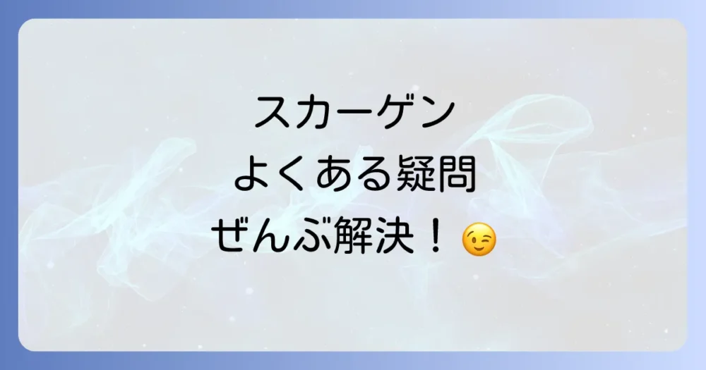 スカーゲンの時計に関するよくある質問