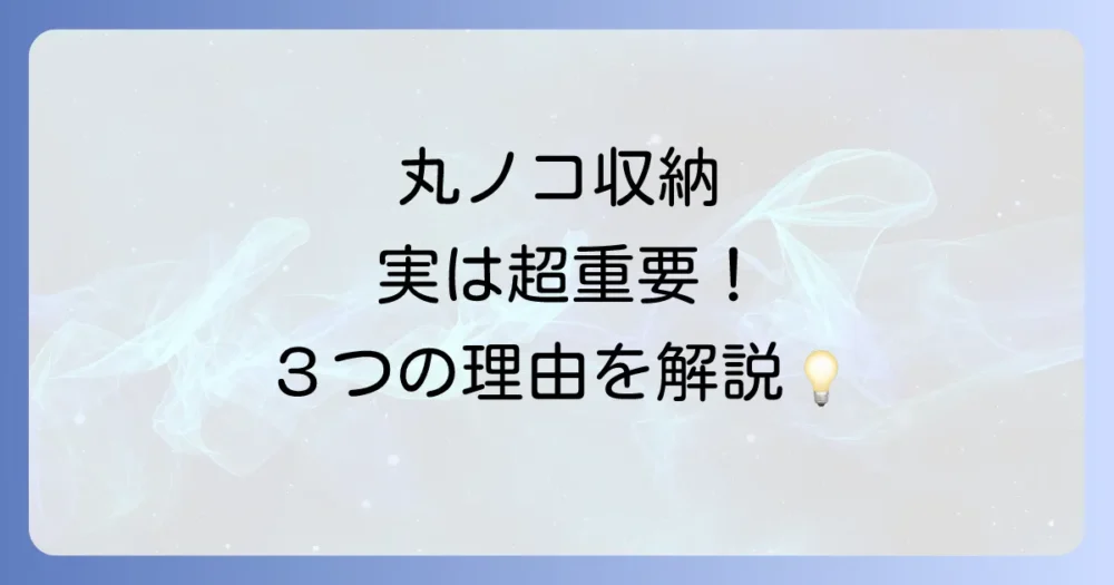 なぜ丸ノコの収納が重要なのか？3つの理由