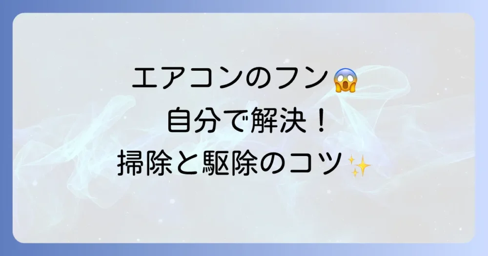 【自分でできる】エアコンのゴキブリのフン掃除と駆除の手順