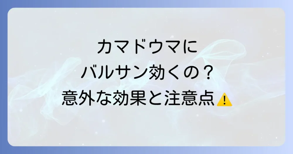 カマドウマにバルサンは効果ある？気になる疑問に答えます