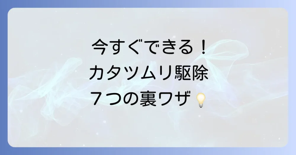 今すぐできる!カタツムリの駆除方法7選