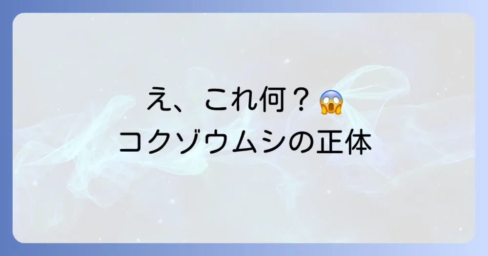 そもそもコクゾウムシとは？その正体と生態