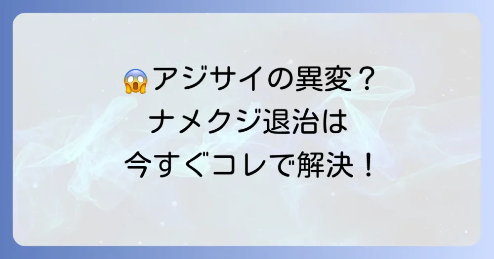 【即効性あり】今すぐできるアジサイのナメクジ駆除方法