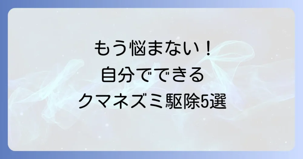 【自分でできる】クマネズミの駆除方法5ステップ