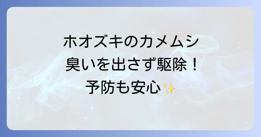 ホオズキのカメムシ対策決定版！臭くない駆除方法と寄せ付けない予防策を徹底解説