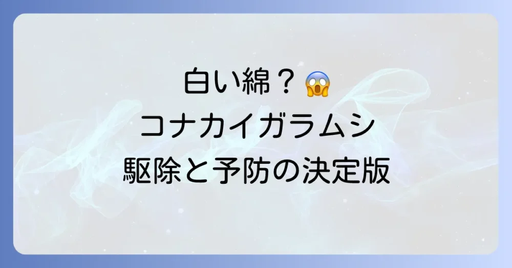 【完全版】コナカイガラムシ駆除スプレーおすすめ5選！効かない時の対処法から予防まで徹底解説