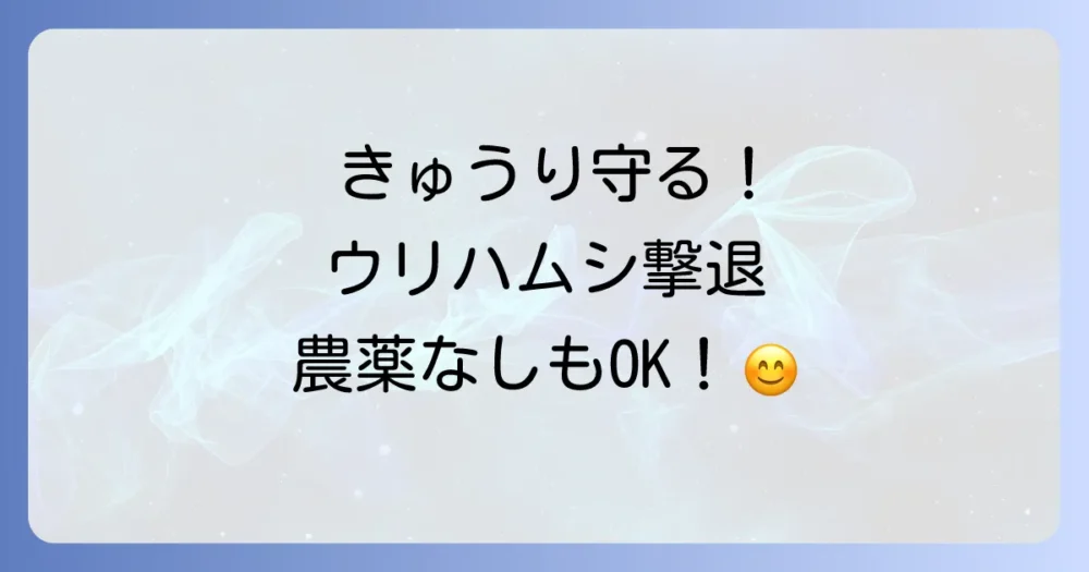 【決定版】ウリハムシに効く殺虫剤おすすめ12選！農薬を使わない対策もプロが徹底解説