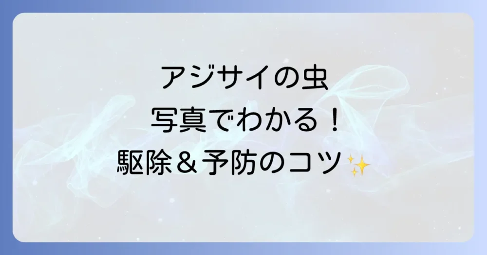【完全版】アジサイにつく虫10選！被害写真と駆除・予防法を徹底解説