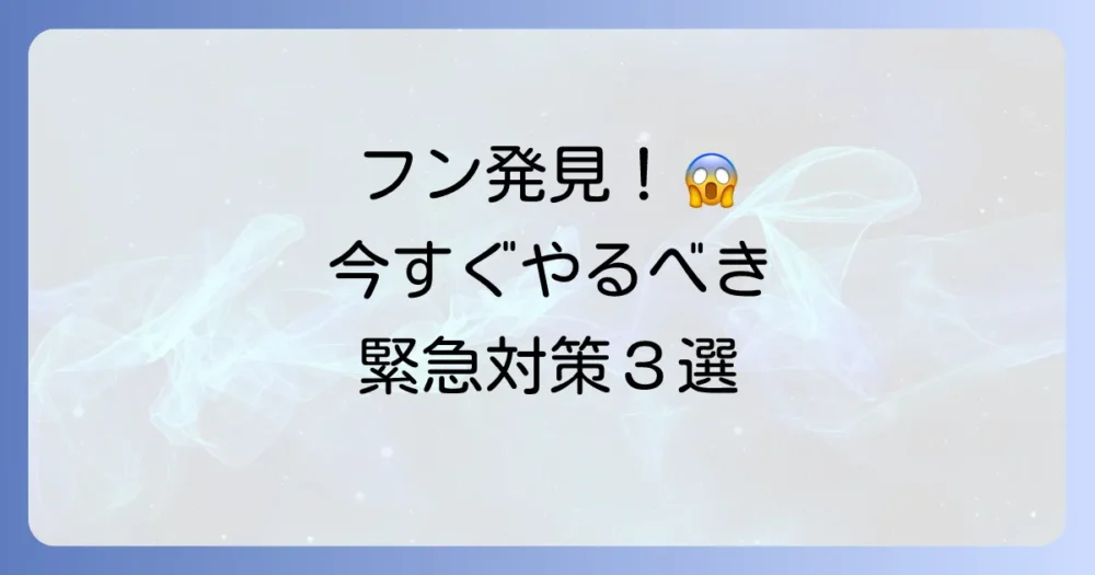 南京虫のフンを見つけたら!絶対にやるべき初期対応