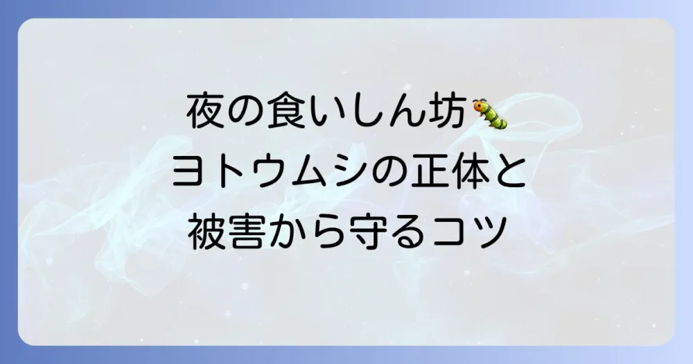 そもそもヨトウムシとは？生態を知って対策しよう