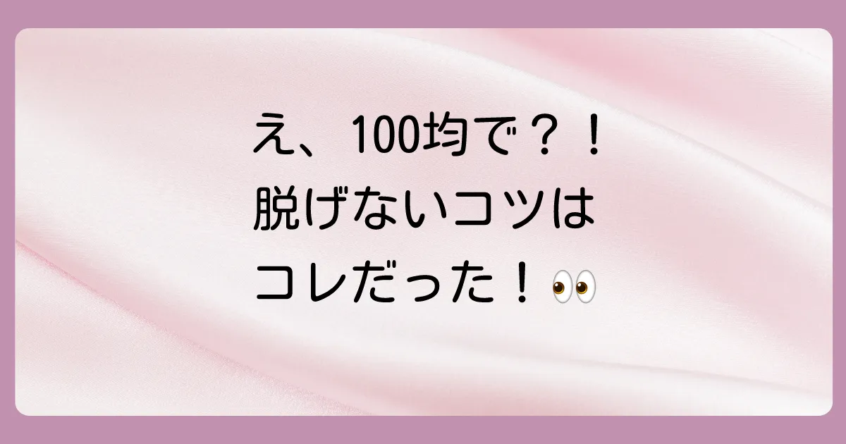 【100均でOK】ダイソー・セリアで買える優秀対策グッズ