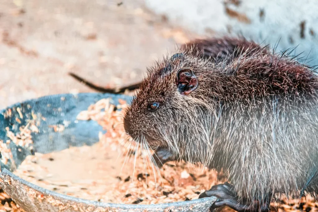 ヌートリア　飼料　食べる
