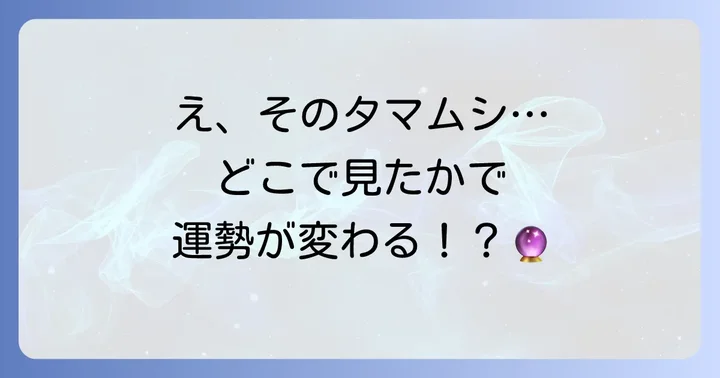 【状況別】こんなタマムシの姿は特別なスピリチュアルサイン