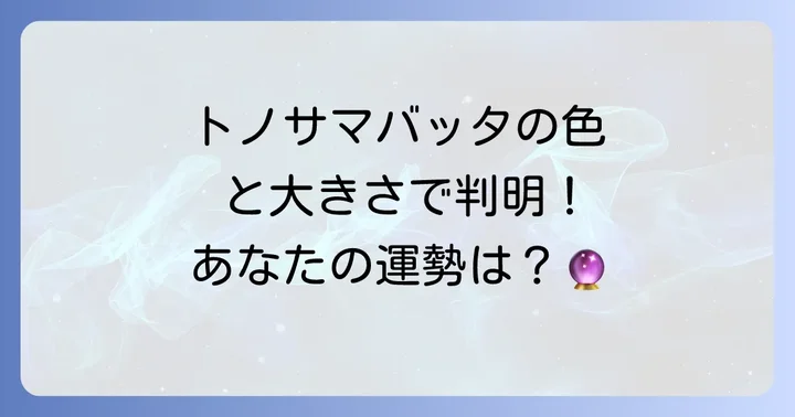 【色や大きさ別】トノサマバッタのスピリチュアルな意味の違い