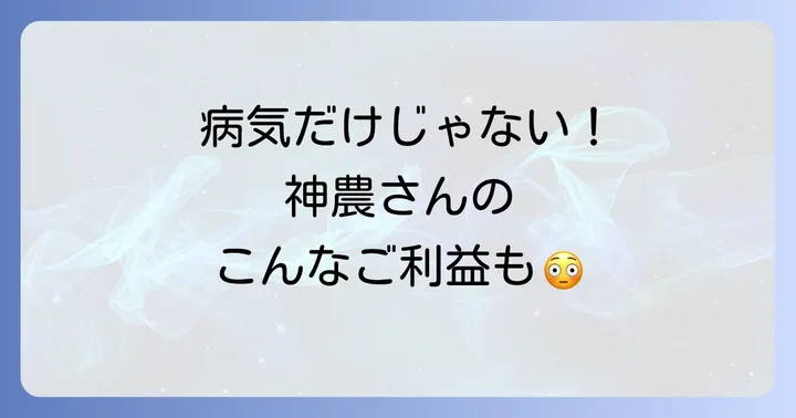 少彦名神社の具体的なスピリチュアルご利益