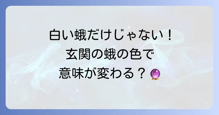 白い蛾以外の蛾が玄関に現れた場合のスピリチュアルな意味