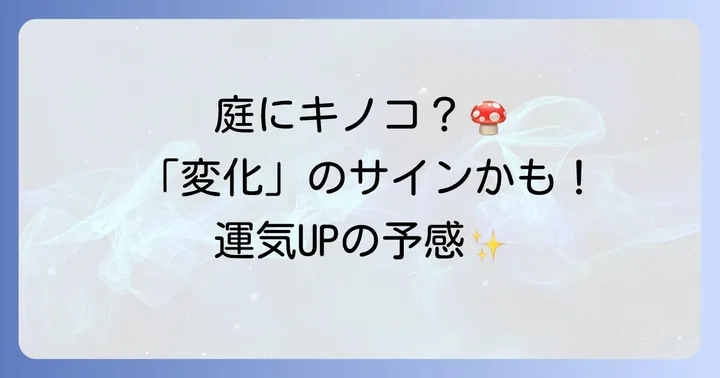 場所別！キノコ が 生える スピリチュアルなメッセージを読み解く