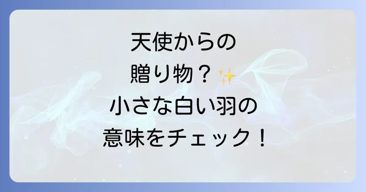 羽の大きさや色で変わるスピリチュアルな意味