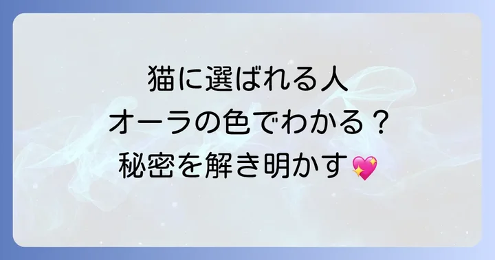 猫に嫌われる人のスピリチュアルな特徴と改善策