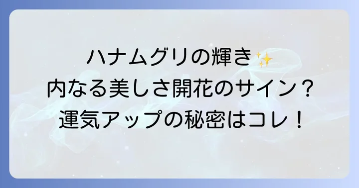 ハナムグリが持つスピリチュアルな意味とは？