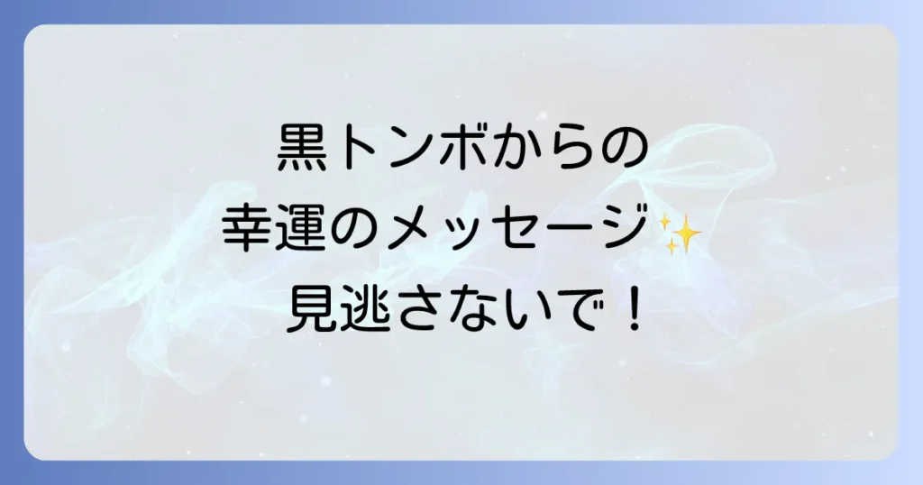 黒トンボのスピリチュアルな意味を徹底解説！幸運の兆し？ご先祖様からのメッセージ？