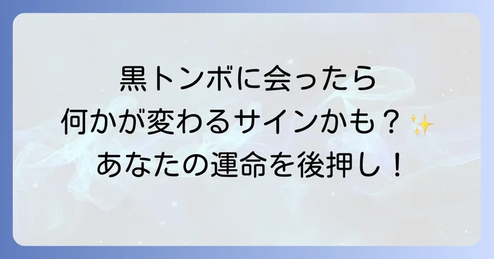 黒トンボを見かける状況別のスピリチュアルな意味