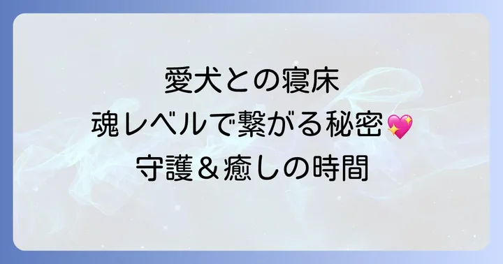 愛犬とのスピリチュアルな絆を深めるコツ