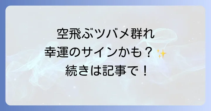 ツバメの行動から読み解く具体的なスピリチュアルサイン