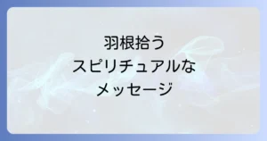鳥の羽根を拾うスピリチュアルな意味とは？色や状況別のメッセージと注意点を徹底解説