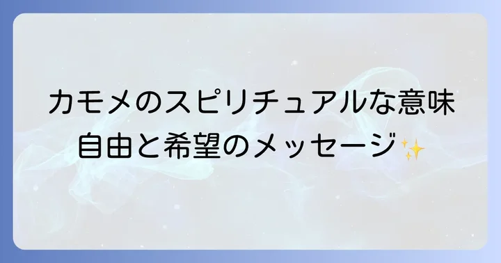 カモメが持つスピリチュアルな基本の意味とは?