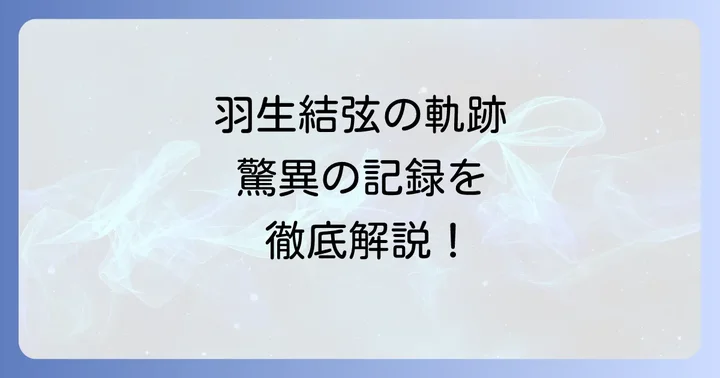羽生結弦棚卸しとは?その意味と本記事の目的