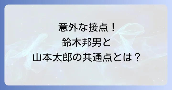 鈴木邦男と山本太郎の接点と共通する問題意識