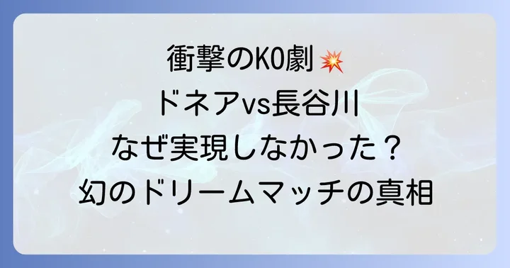 ボクシング界の二大巨頭ノニトドネアと長谷川穂積の輝かしいキャリア
