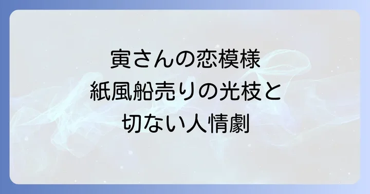 映画「男はつらいよ寅次郎紙風船」の基本情報