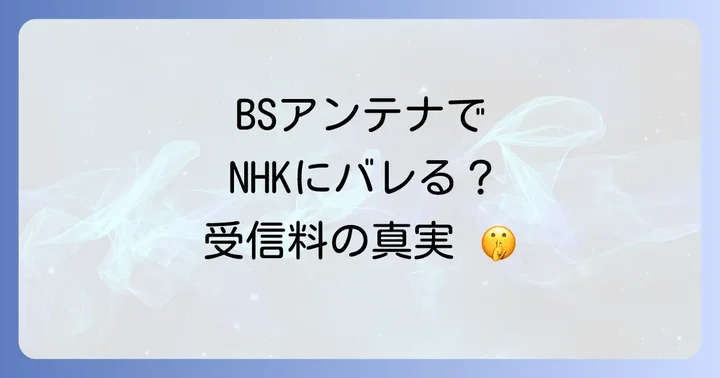 BSアンテナ設置以外のテレビ視聴方法とNHK受信料