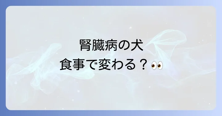 腎臓病の犬に良い食べ物の基本原則