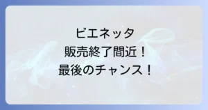 ビエネッタはどこで買える？販売終了はいつ？買える場所と代替品を徹底解説！