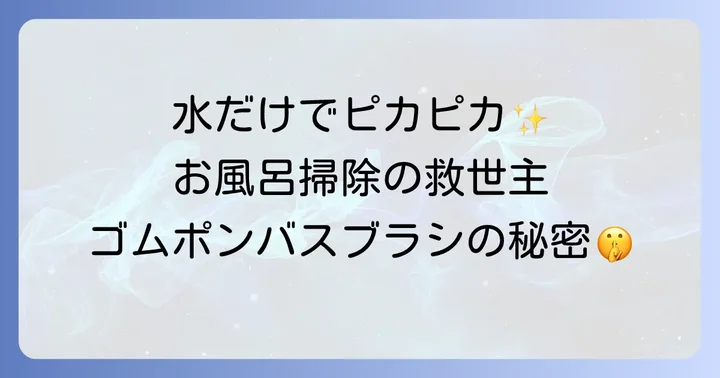 ゴムポンバスブラシの類似品・代替品との比較