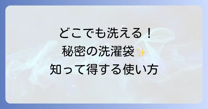アタックどこでも袋でお洗たくが「売ってない」と感じる理由