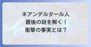 ネアンデルタール人の最後のひとりはどこでいつまで生きていたのか？絶滅の謎を徹底解説