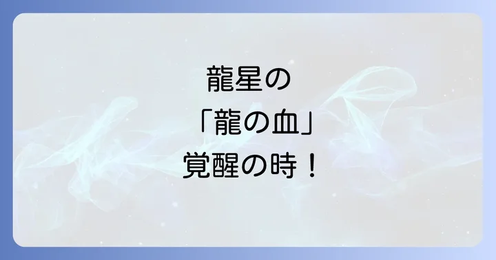 『タフ龍を継ぐ男』とは?シリーズ概要と物語の始まり
