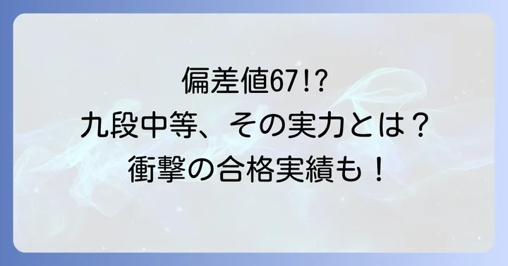 千代田区立九段中等教育学校の教育方針と特色