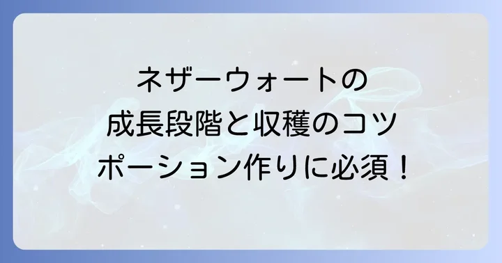 ネザーウォートの多様な活用術