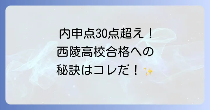 愛知県の高校入試における内申点の計算方法