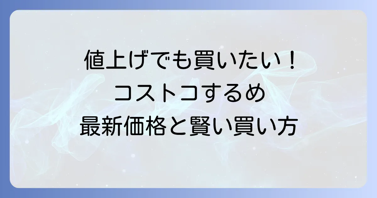 コストコするめスティックの値上げはいつから?最新価格と賢い購入方法を徹底解説!