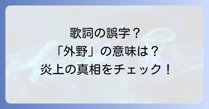 「ねぐせ。歌詞炎上」の具体的な理由を深掘り