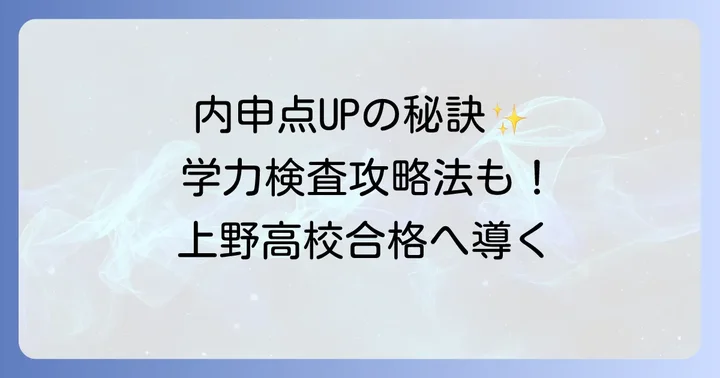 都立高校入試を乗り越えるための学力検査対策