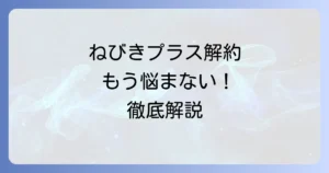 ねびきプラスサービス解約方法を徹底解説 注意点や手続きの流れも網羅