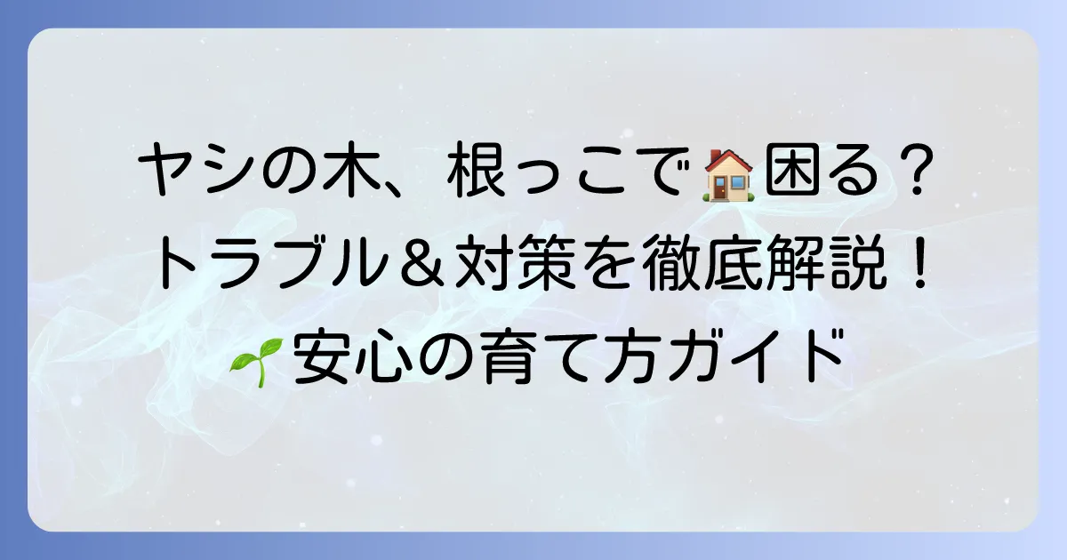 ヤシの木根っこの特徴とトラブル対策、地植え鉢植えの管理方法を徹底解説